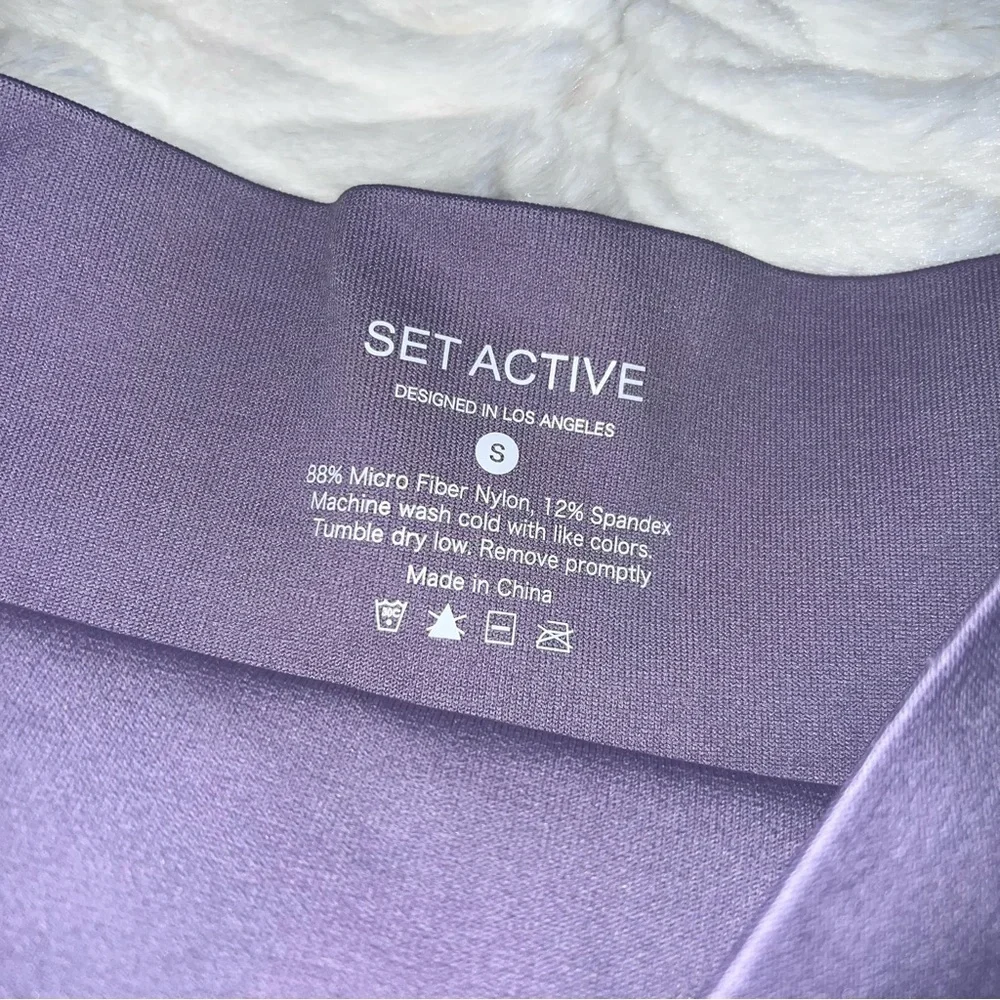 SET Active Purple Women Shorts